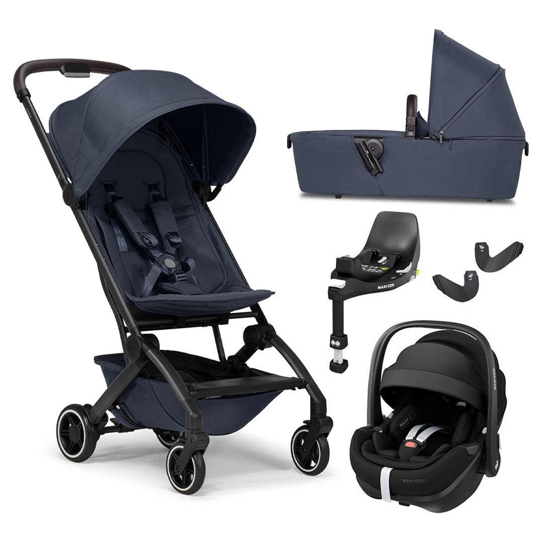 Joolz Aer+ Pushchair & Pebble 360/360 Pro Travel System - Navy Blue-Travel Systems-With Carrycot-Pebble 360 Pro Car Seat | Natural Baby Shower