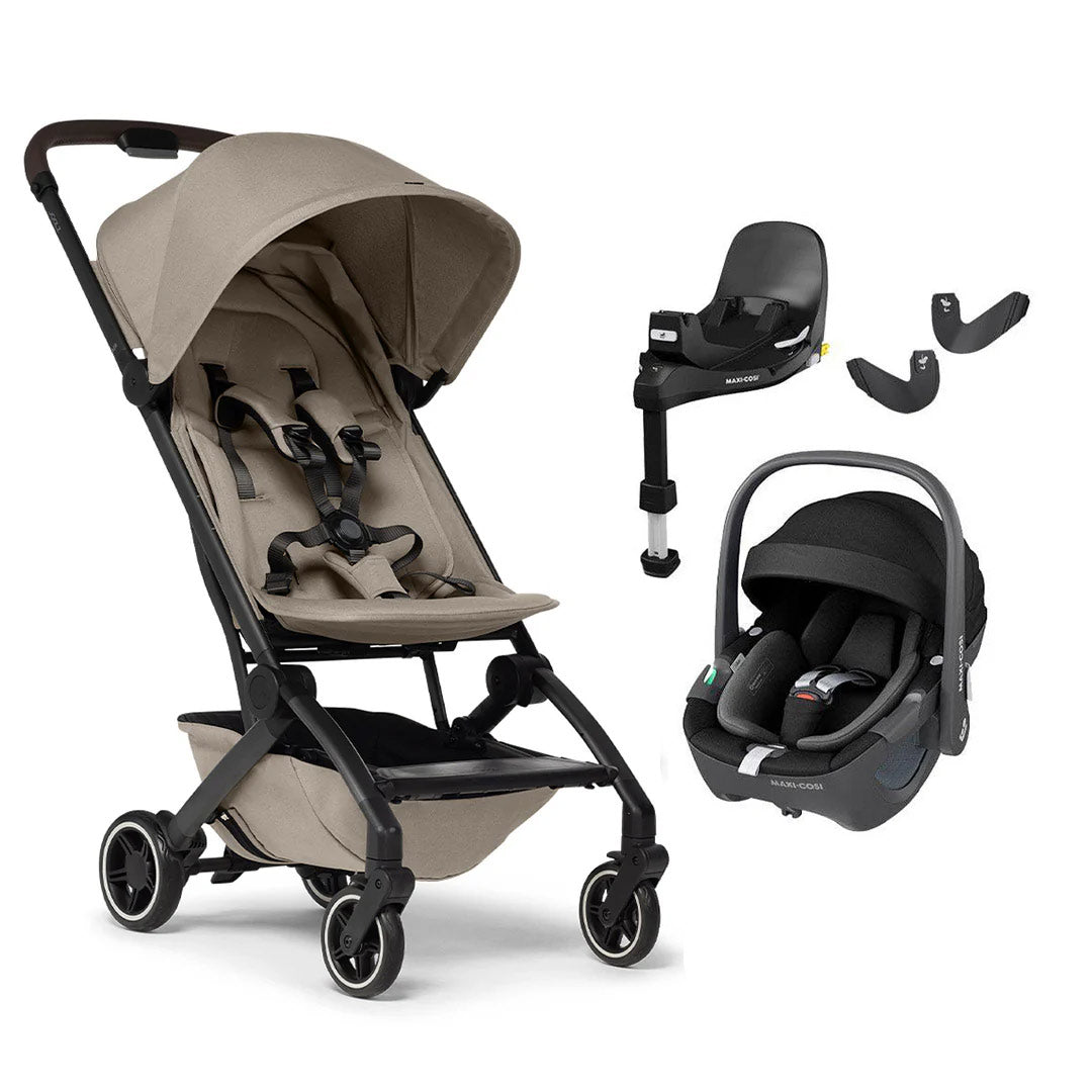 Joolz Aer+ Complete Pushchair - Sandy Taupe-Strollers-No Carrycot-Maxi-Cosi Pebble 360 & Base | Natural Baby Shower