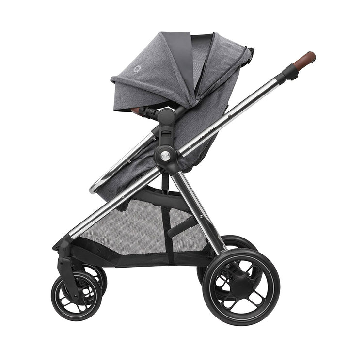 Maxi-Cosi Zelia Luxe 2-in-1 Pushchair Travel System - Twillic Grey-Travel Systems- | Natural Baby Shower