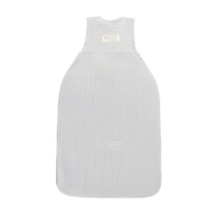 Merino Kids Go Go Sleeping Bag - Standard Weight - Turtle Dove Stripe-Sleeping Bags-3-24m-Turtle Dove | Natural Baby Shower