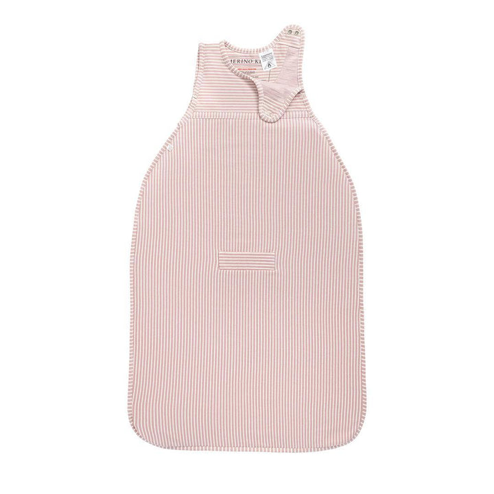 Merino Kids Go Go Sleeping Bag - All Seasons - Misty Rose Stripe-Sleeping Bags-Misty Rose-3-24m | Natural Baby Shower