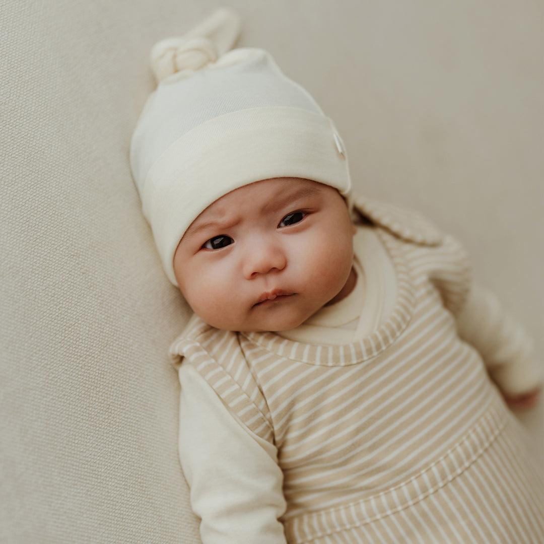 Merino Kids Go Go Sleeping Bag - All Seasons - Sandstone Stripe-Sleeping Bags-Sandstone-3-24m | Natural Baby Shower