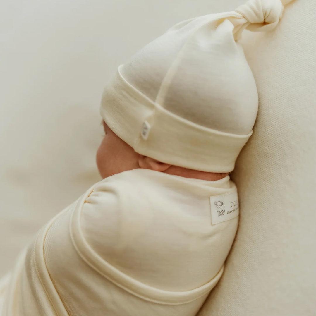 Merino Kids Cocooi Baby Wrap - Cloud-Swaddling Wraps-Cloud-NB | Natural Baby Shower