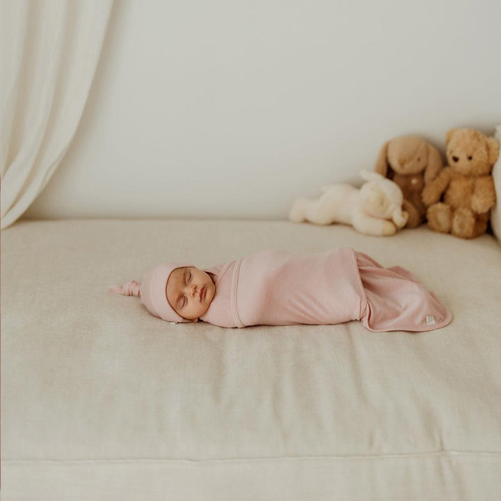 Merino Kids Cocooi Baby Wrap - Cloud Pink-Swaddling Wraps-Cloud Pink-NB - 3m | Natural Baby Shower