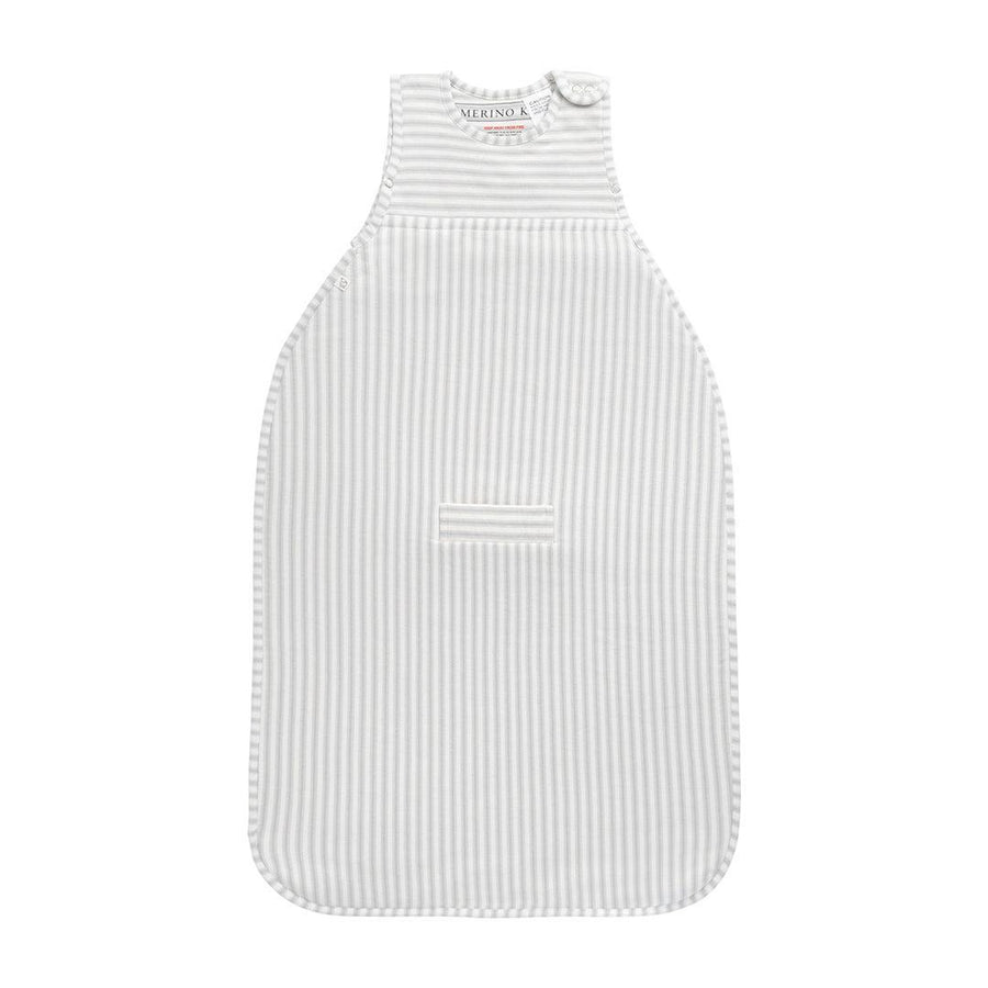 Merino Kids Go Go Sleeping Bag - Duvet Weight - Variegated Stripe Mist-Sleeping Bags-Variegated Stripe Mist-3-24m | Natural Baby Shower