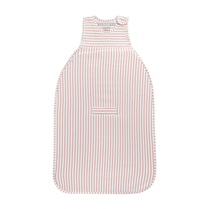 Merino Kids Go Go Sleeping Bag - Duvet Weight - Variegated Stripe Mauve-Sleeping Bags-Variegated Stripe Mauve-3-24m | Natural Baby Shower