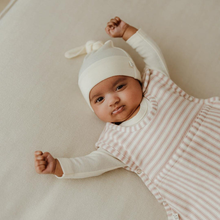 Merino Kids Go Go Sleeping Bag - Duvet Weight - Variegated Stripe Mauve-Sleeping Bags-Variegated Stripe Mauve-3-24m | Natural Baby Shower