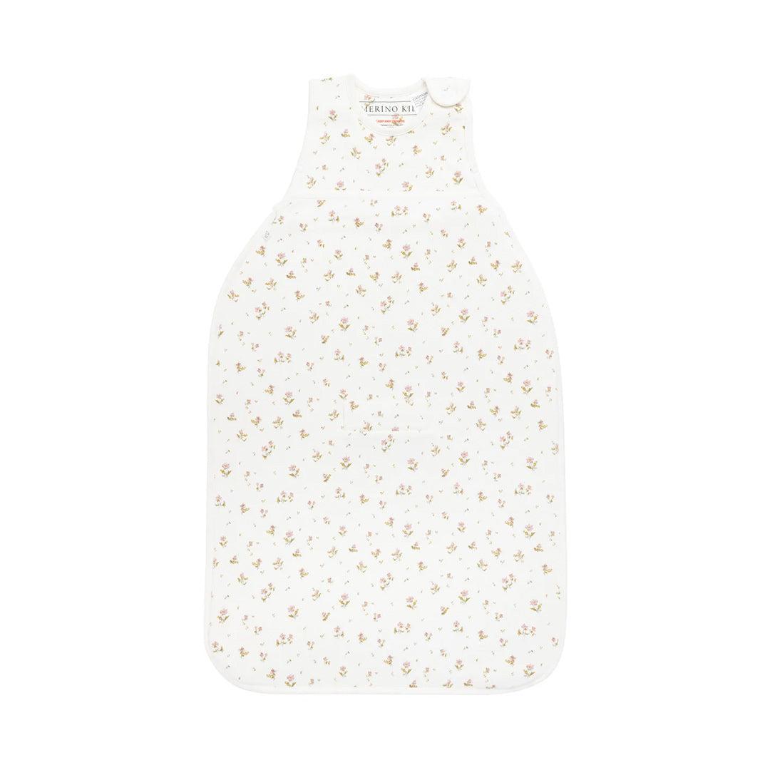 Merino Kids Go Go Sleeping Bag - Duvet Weight - Floral Print-Sleeping Bags-3-24m- | Natural Baby Shower
