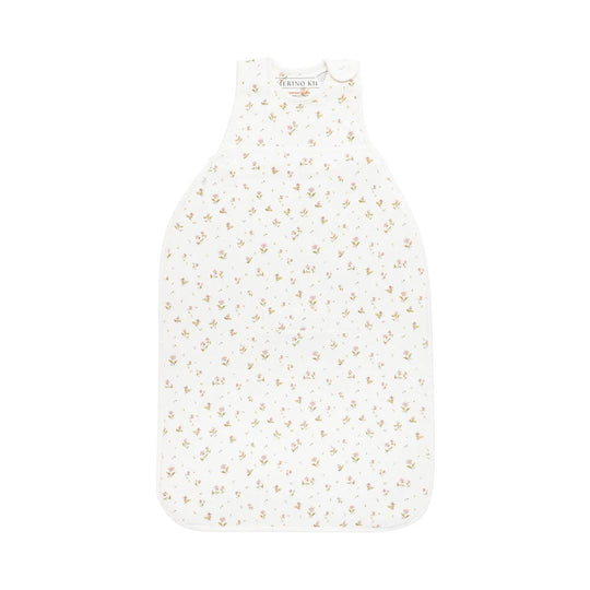 Merino Kids Go Go Sleeping Bag - Duvet Weight - Floral Print-Sleeping Bags-3-24m- | Natural Baby Shower