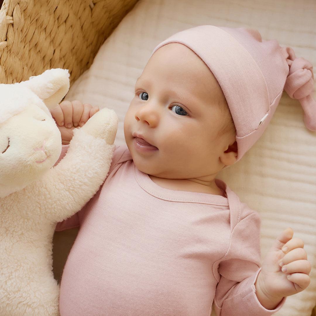 Merino Kids Merino Beanie - Cloud Pink-Hats-Cloud Pink-NB - 3m | Natural Baby Shower
