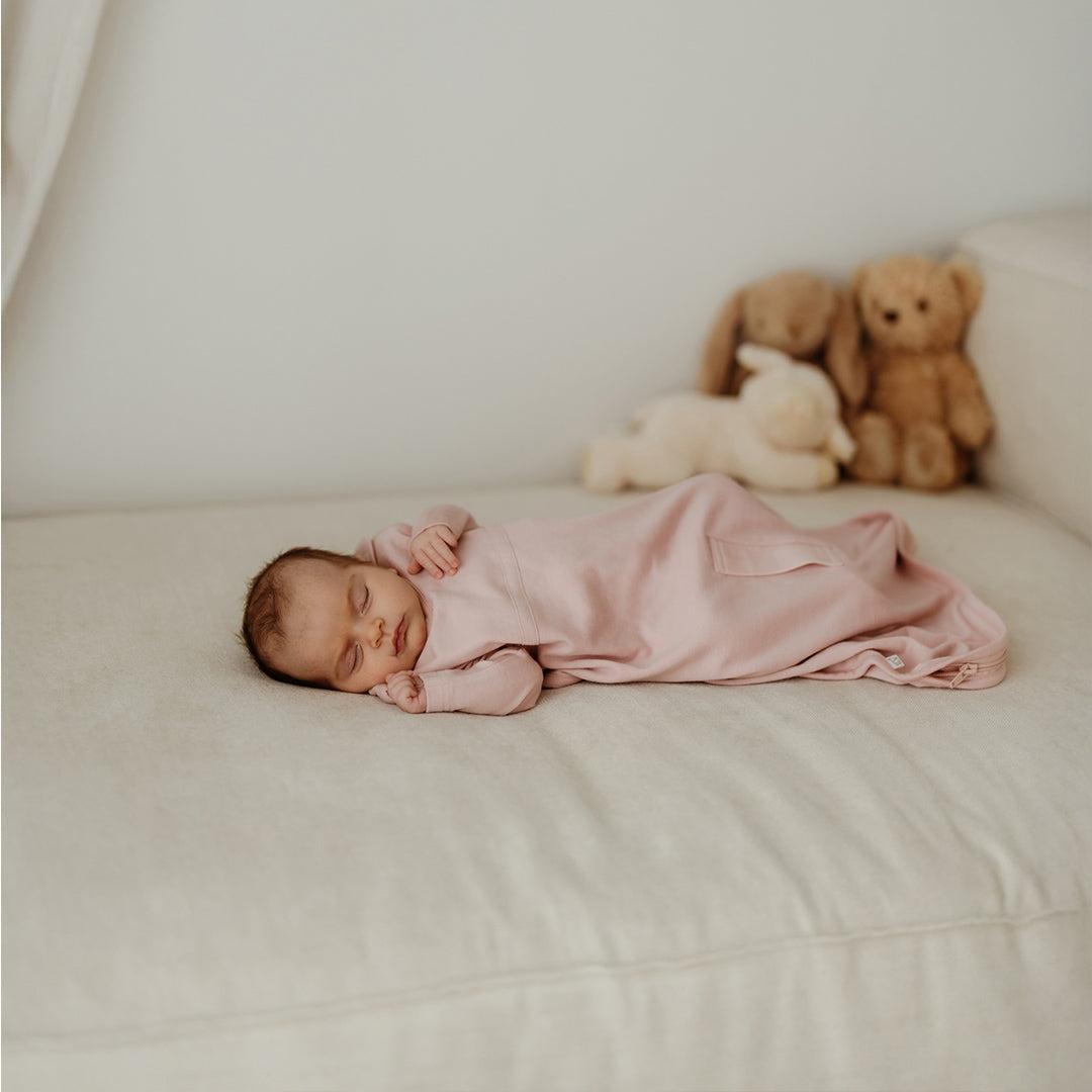 Merino Kids Cocooi Sleeping Bag - Cloud Pink-Sleeping Bags-Cloud Pink-NB - 3m | Natural Baby Shower