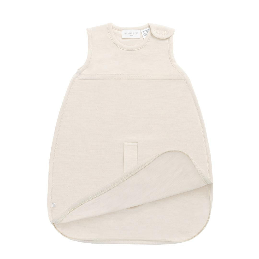 Merino Kids Cocooi Sleeping Bag - Natural-Sleeping Bags-Natural-NB - 3m | Natural Baby Shower