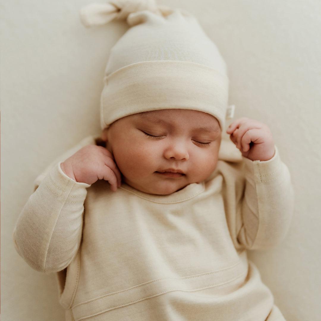 Merino Kids Cocooi Sleeping Bag - Natural-Sleeping Bags-Natural-NB - 3m | Natural Baby Shower