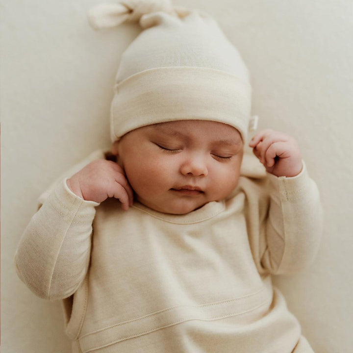 Merino Kids Cocooi Sleeping Bag - Natural-Sleeping Bags-Natural-NB - 3m | Natural Baby Shower