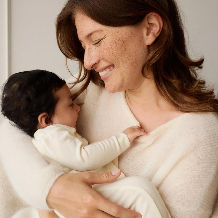 Merino Kids Merino Wrap Onepiece - Cloud-Sleepsuits-Cloud-0-3m | Natural Baby Shower