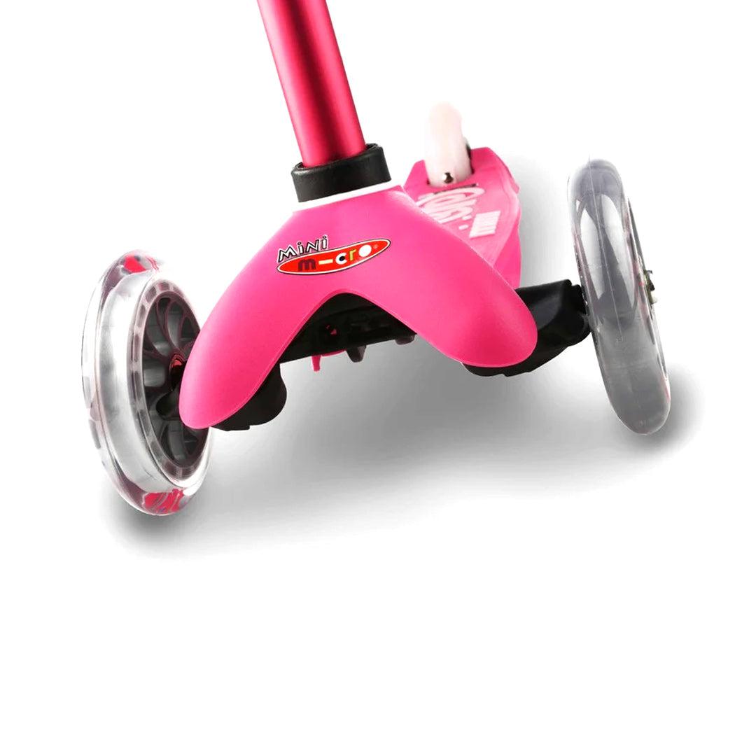 Micro Scooters 3 In 1 Deluxe Plus Scooter + Push Handle - Pink-Scooters-Pink- | Natural Baby Shower