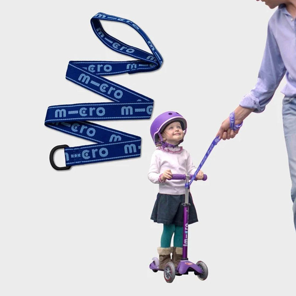 Micro Scooters Eco Pull & Carry Strap - Blue-Bike + Scooter Accessories-Blue- | Natural Baby Shower