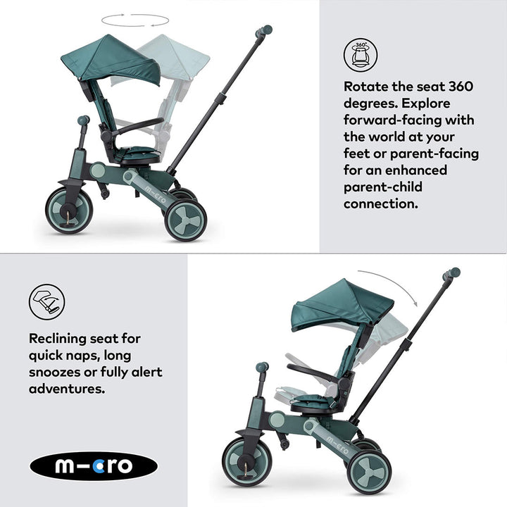 Micro Scooters Flexi Tricycle - Matcha-Trikes-Matcha- | Natural Baby Shower