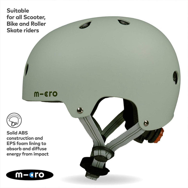 Micro Scooters Helmet - Sage Green-Helmets-Sage Green-XS | Natural Baby Shower