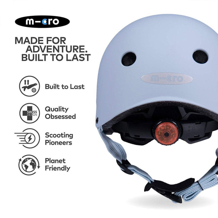 Micro Scooters Helmet - Soft Blue-Helmets-Soft Blue-XS | Natural Baby Shower