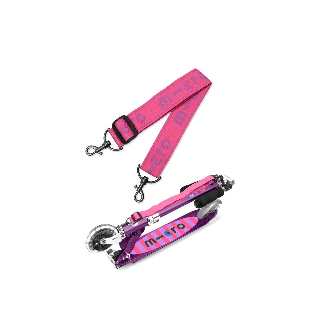 Micro Scooters Carry Strap - Pink-Bike + Scooter Accessories-Pink- | Natural Baby Shower