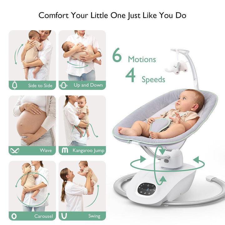 Momcozy 3D MotionElectric Baby Swing-Sleeping Aids- | Natural Baby Shower