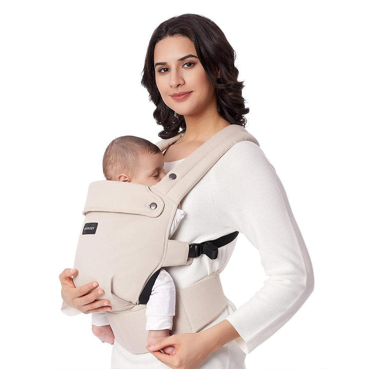 Momcozy Baby Carrier 3M+ - Cotton Khaki-Baby Carriers-Cotton Khaki- | Natural Baby Shower