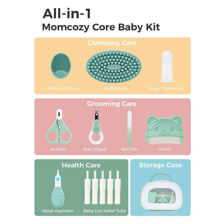 Momcozy Core Baby Kit-Bathing Care- | Natural Baby Shower
