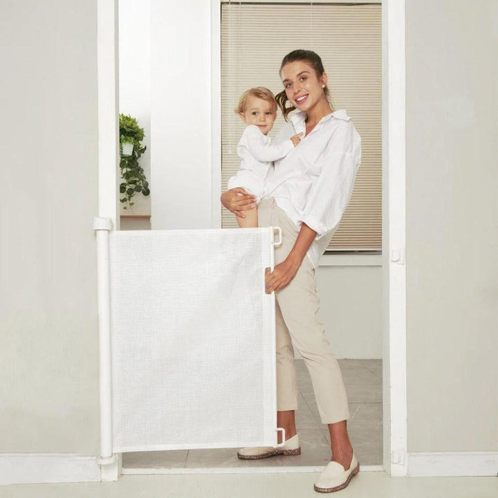 Momcozy Baby Gate - White-Stair Gates-White- | Natural Baby Shower