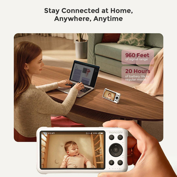 Momcozy BM04 Camera-Baby Monitors- | Natural Baby Shower
