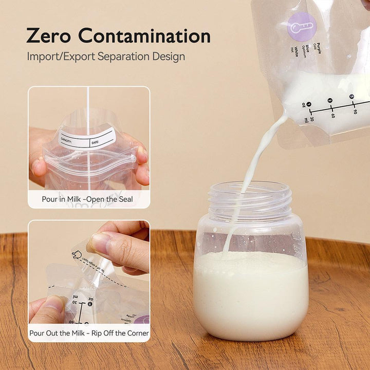Momcozy Breastmilk Bag 50pcs-Breast Pump Accessories- | Natural Baby Shower