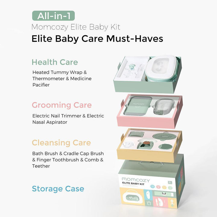 Momcozy Elite Baby Kit-Bathing Care- | Natural Baby Shower