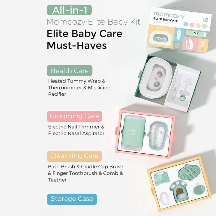 Momcozy Elite Baby Kit-Bathing Care- | Natural Baby Shower