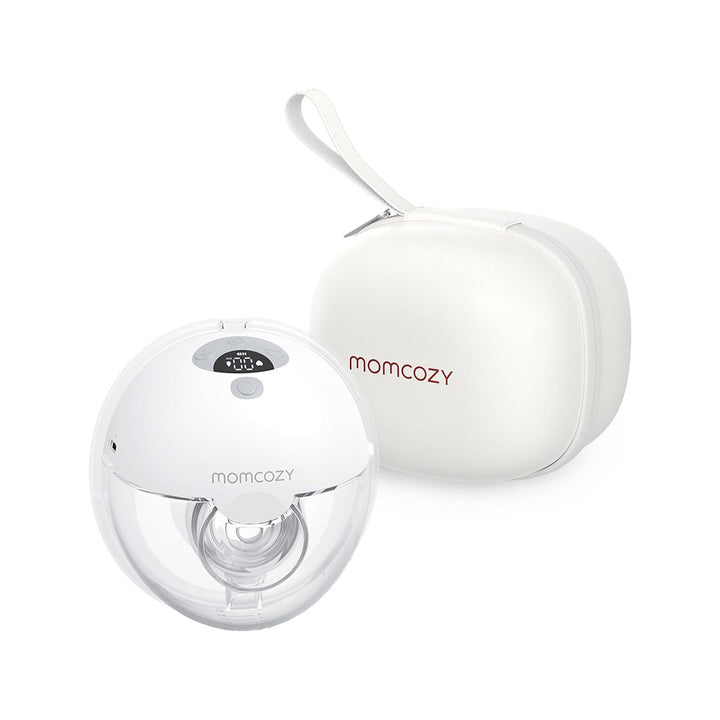 Momcozy M5 Wearable Electric Breast Pump - White-Breast Pumps-White- | Natural Baby Shower