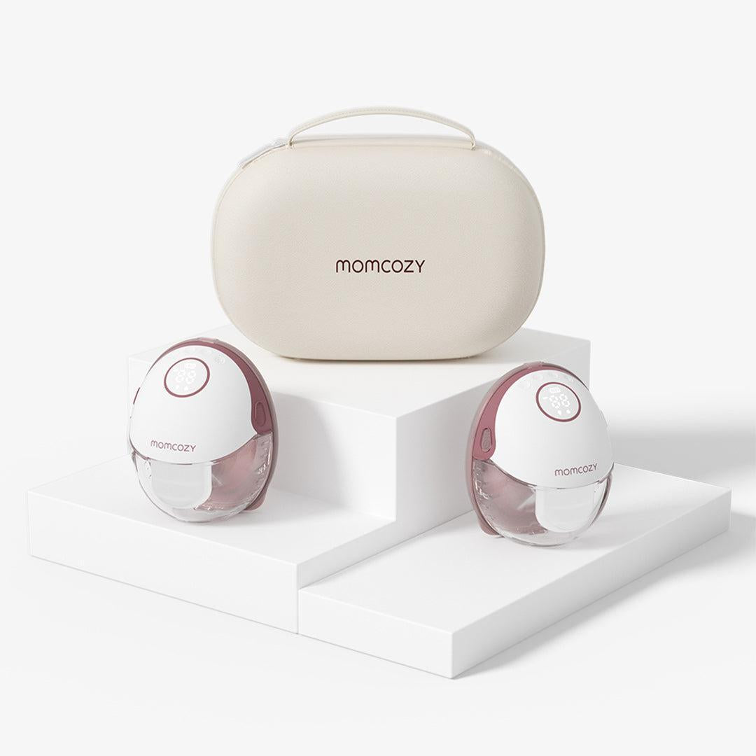 Momcozy M6 Double Breast Pump - White-Breast Pumps-White- | Natural Baby Shower