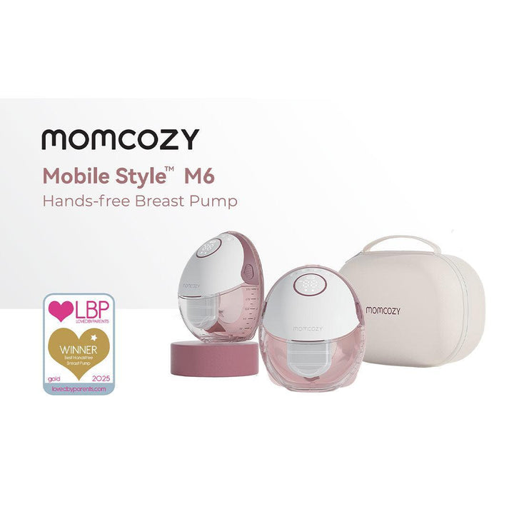 Momcozy M6 Double Breast Pump - White-Breast Pumps-White- | Natural Baby Shower