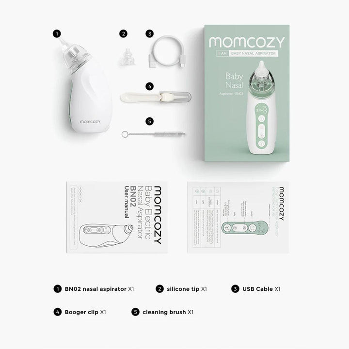 Momcozy SniffEase 2 in 1 Nasal Aspirator-Bathing Care- | Natural Baby Shower