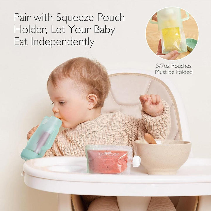Momcozy Reusable Baby Food Pouches for Toddlers 10pc (5oz）-Food Pouches- | Natural Baby Shower