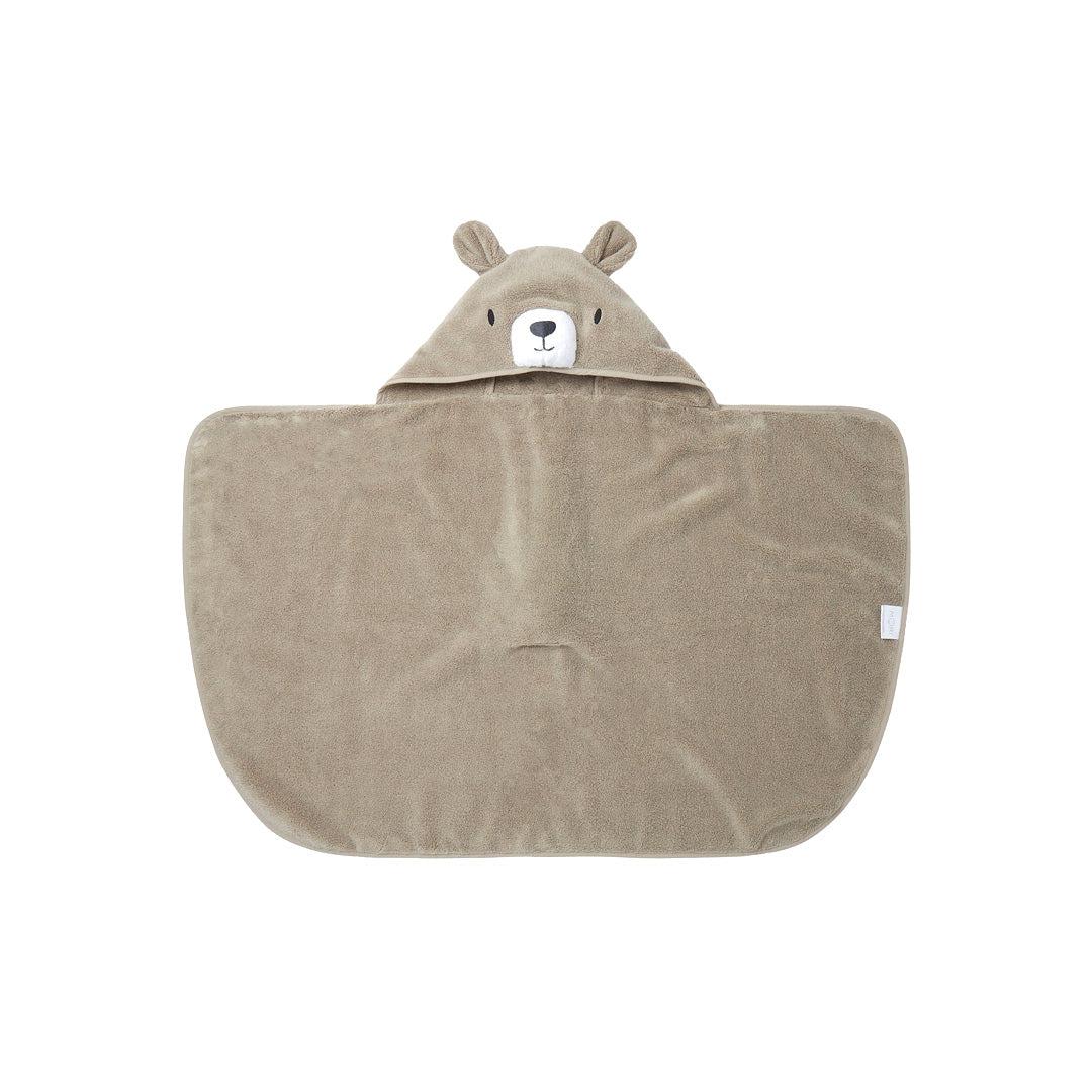 MORI Animal Hooded Toddler Towel - Bear-Bath Towels-Bear- | Natural Baby Shower