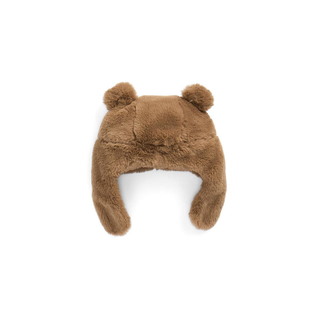 MORI Bear Faux Fur Hat - Brown-Hats-Brown-0-6m | Natural Baby Shower