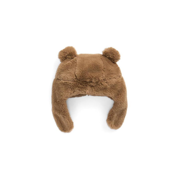 MORI Bear Faux Fur Hat - Brown-Hats-Brown-0-6m | Natural Baby Shower