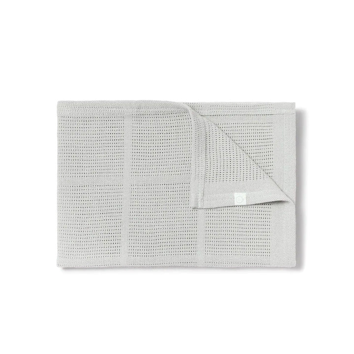 MORI Cellular Blanket - Grey-Blankets-Mint- | Natural Baby Shower