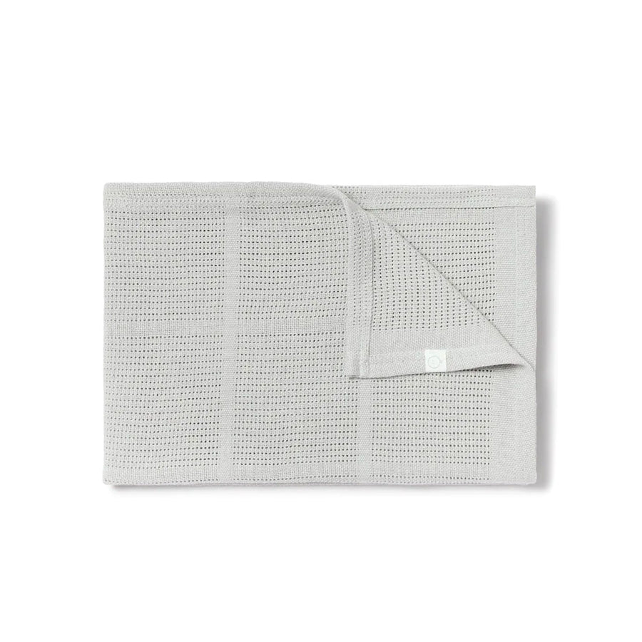 MORI Cellular Blanket - Grey-Blankets-Mint- | Natural Baby Shower