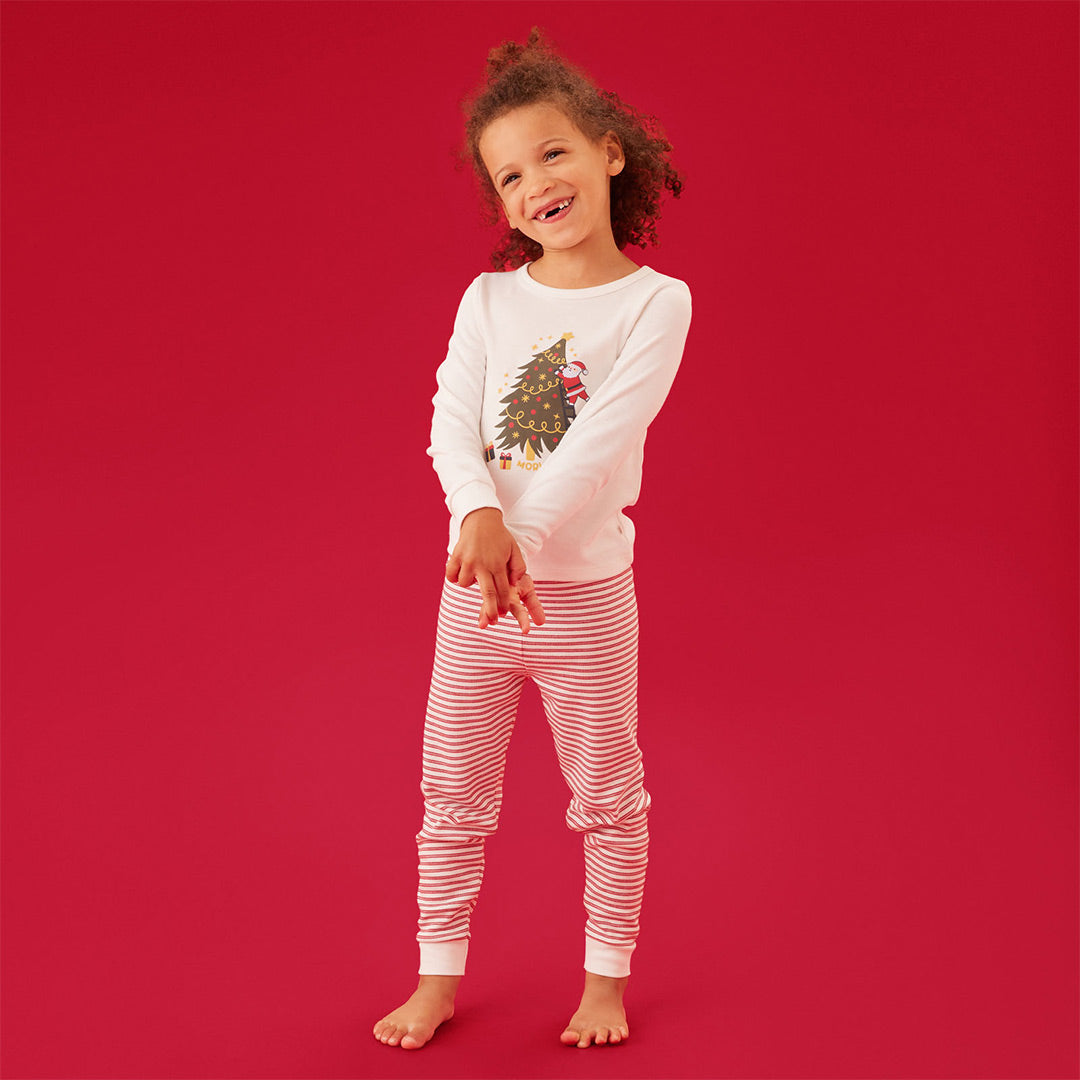 MORI Christmas Pyjama Set - Red-Pyjamas-Red-12-18m | Natural Baby Shower