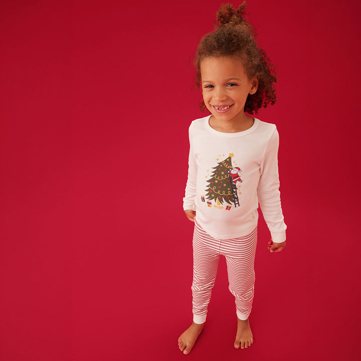 MORI Christmas Pyjama Set - Red-Pyjamas-Red-12-18m | Natural Baby Shower