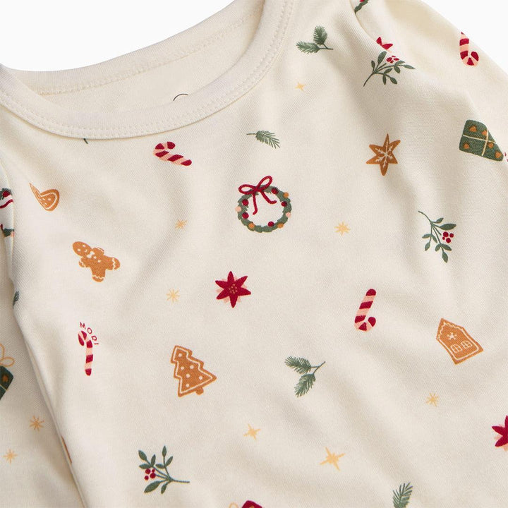 MORI Christmas Pyjamas - White Christmas-Pyjamas-White Christmas-9-12m | Natural Baby Shower