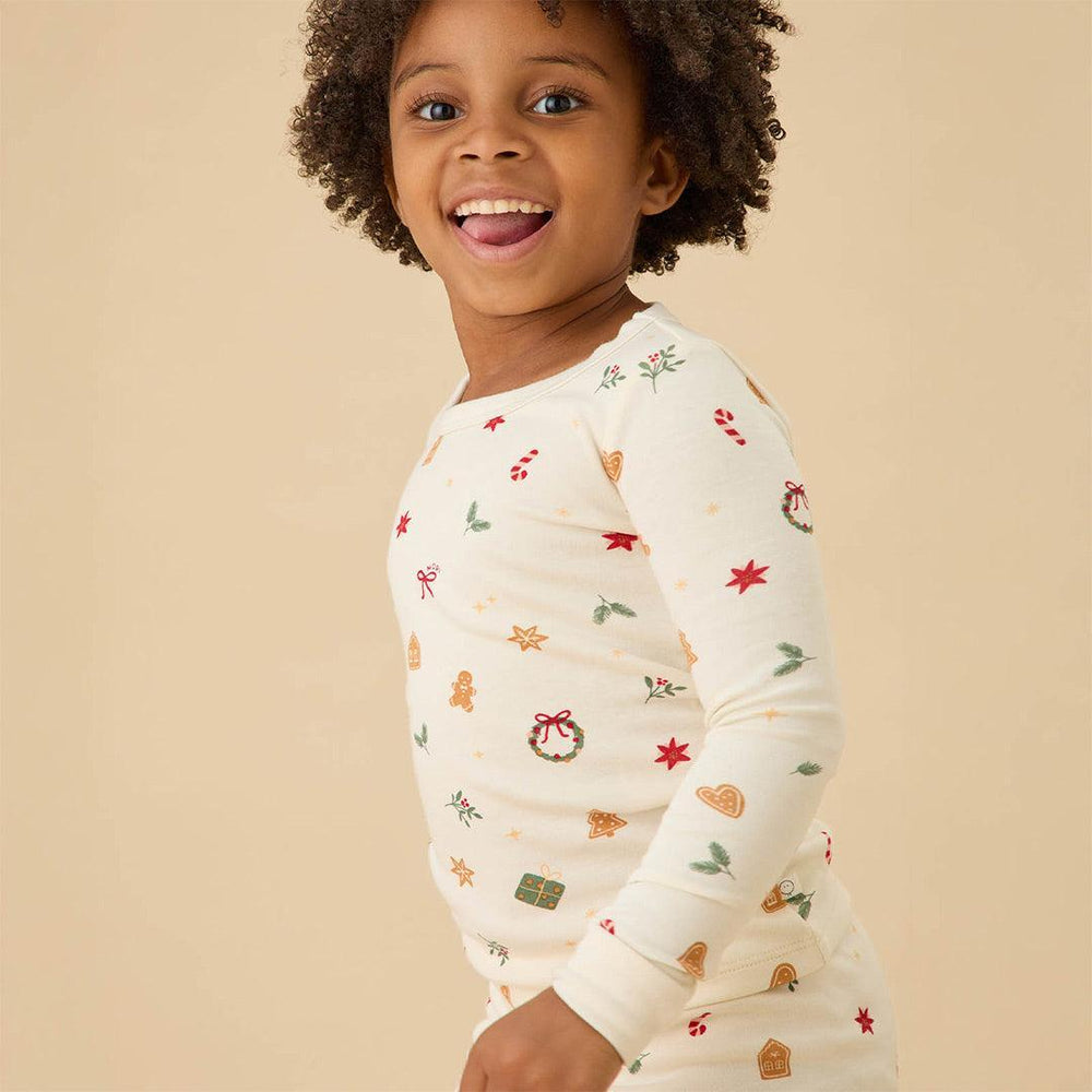MORI Christmas Pyjamas - White Christmas-Pyjamas-White Christmas-9-12m | Natural Baby Shower