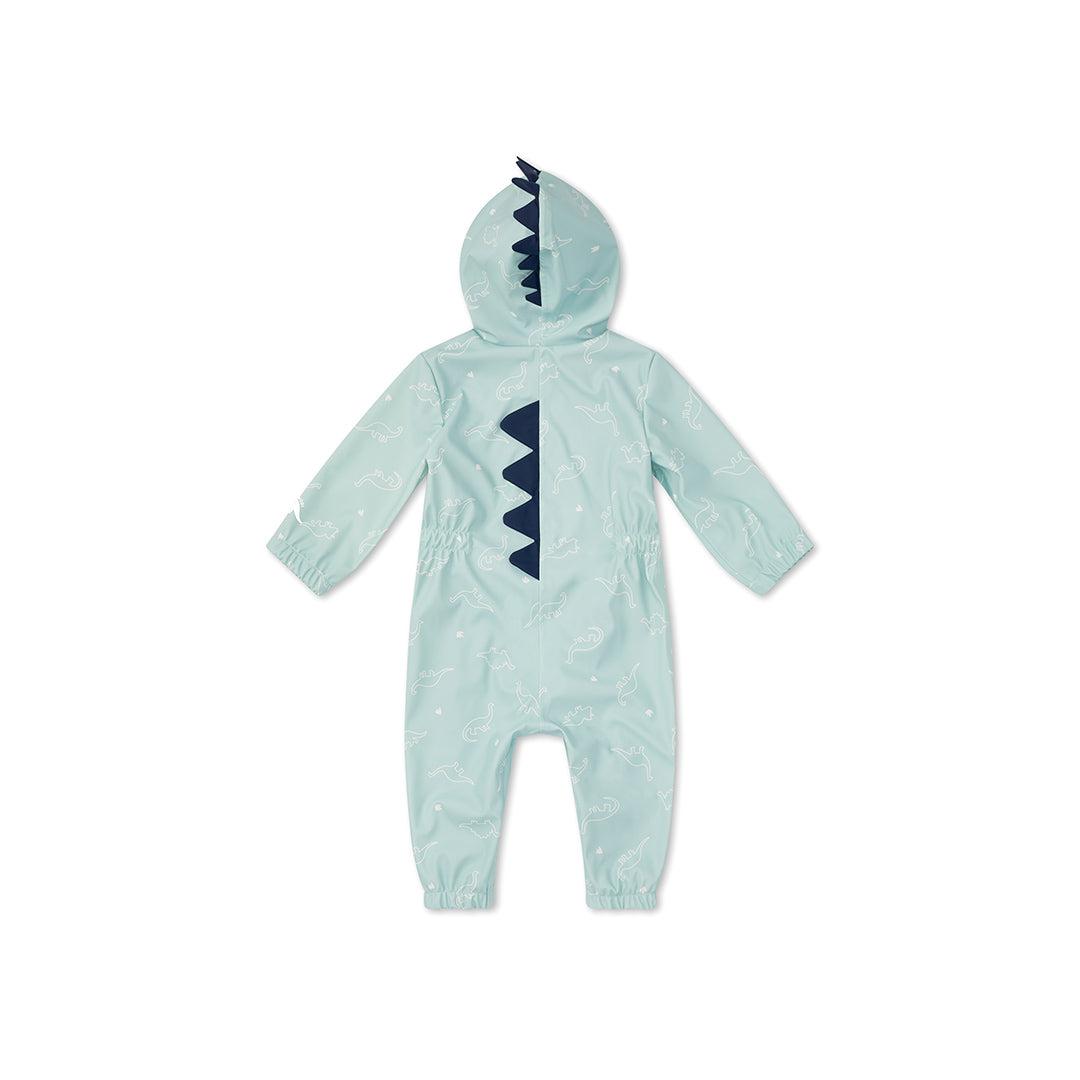 MORI Dino Recycled Waterproof Rain Suit - Mint-Rainsuits + Sets-Mint-6-12m | Natural Baby Shower