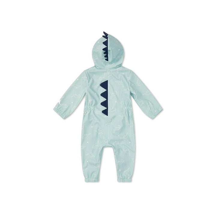 MORI Dino Recycled Waterproof Rain Suit - Mint-Rainsuits + Sets-Mint-6-12m | Natural Baby Shower