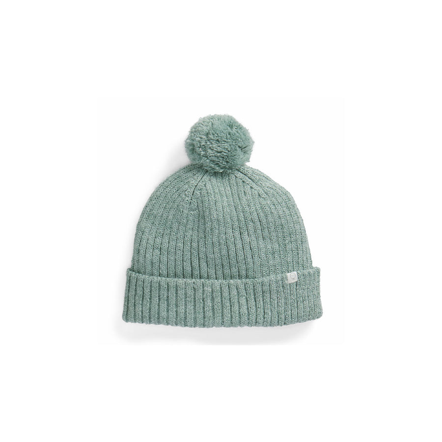 MORI Chunky Knitted Beanie - Mint Green-Hats-Mint Green-0-6m | Natural Baby Shower